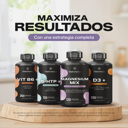 Estilo de vida con Magnesium Mix+ Vitalbotanics – triple magnesio de origen natural