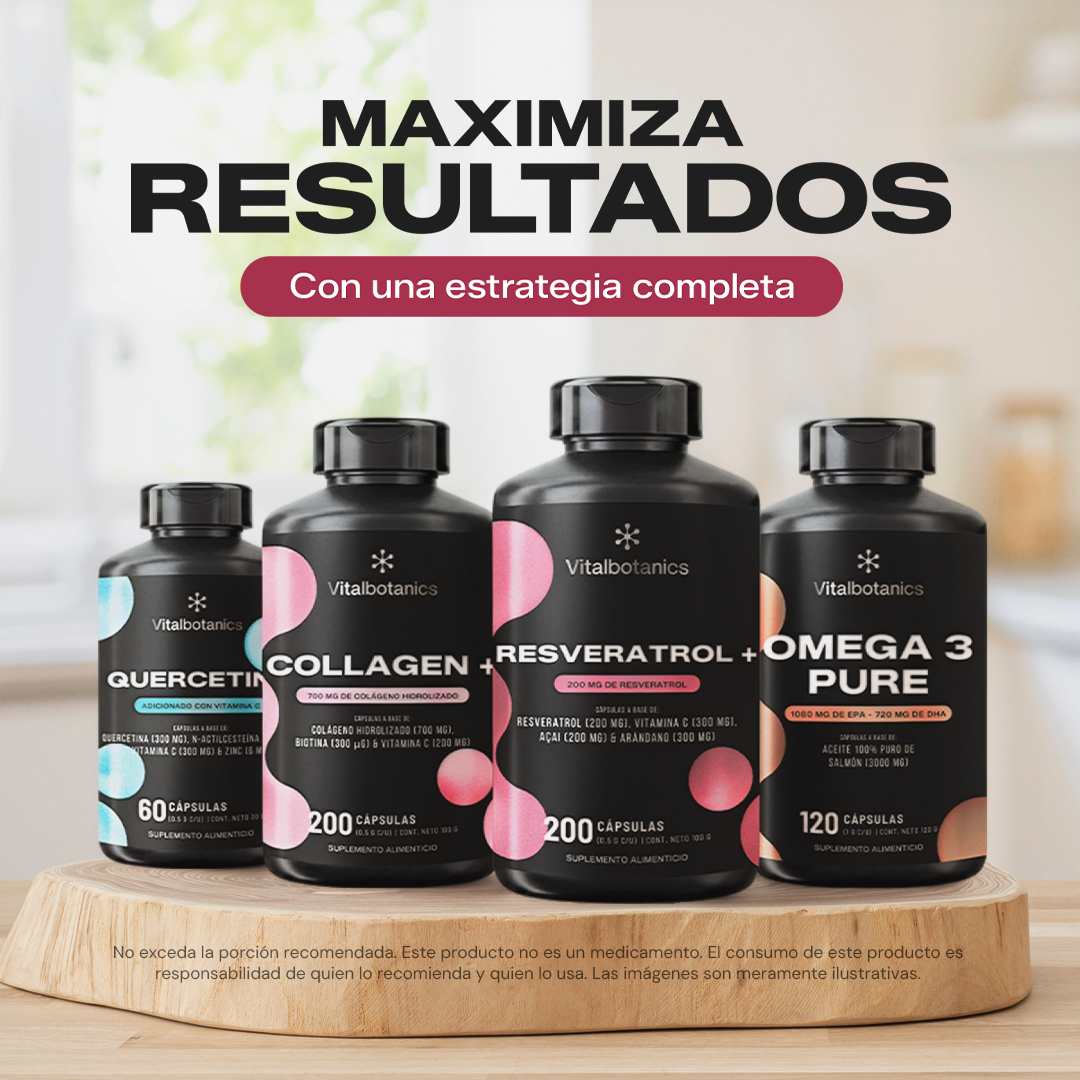 Resveratrol+ | Resveratrol con açai y arándano - VitalBotanics