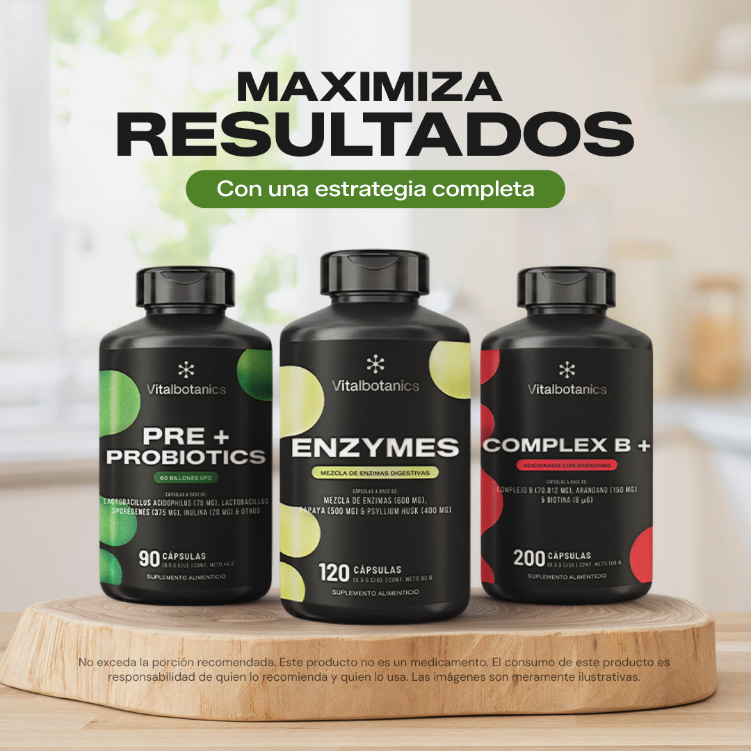 Bundle de enzimas digestivas Vitalbotanics – ahorra combinando con otros suplementos