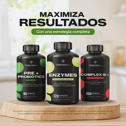 Bundle de enzimas digestivas Vitalbotanics – ahorra combinando con otros suplementos