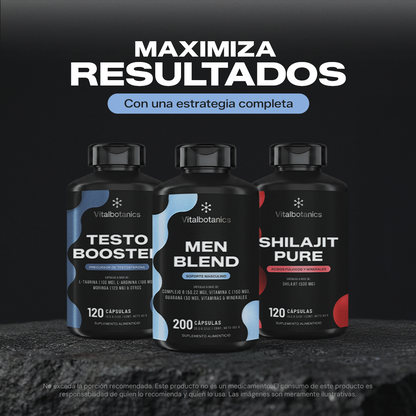 Bundle Men Blend 200c Vitalbotanics – combina con Testo Booster y ahorra