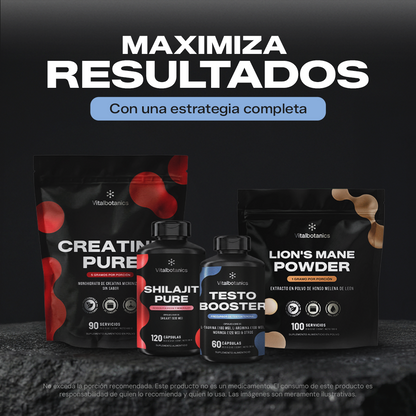 Bundle Testo Booster Vitalbotanics 60c – combina con otros suplementos masculinos