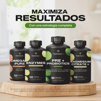Pre + Probiotics | 60 Billion CFU con Inulina y Enzimas - VitalBotanics