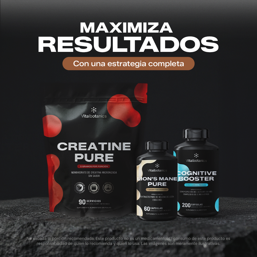 Lion's Mane Pure | Extracto de Melena de León - Memoria y Función Cognitiva