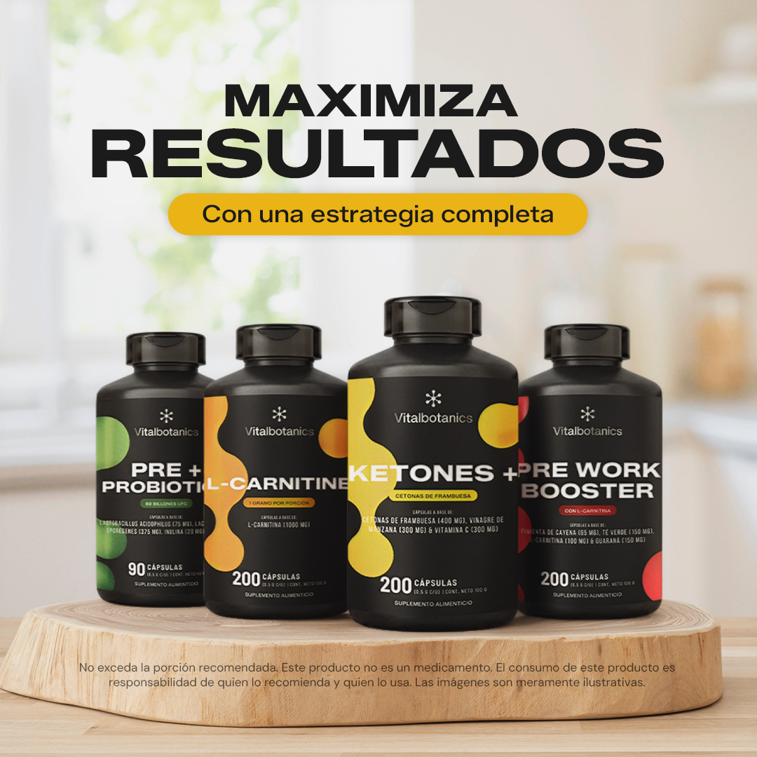 Ketones+ | Cetonas de Frambuesa con Vinagre de Manzana  VitalBotanics