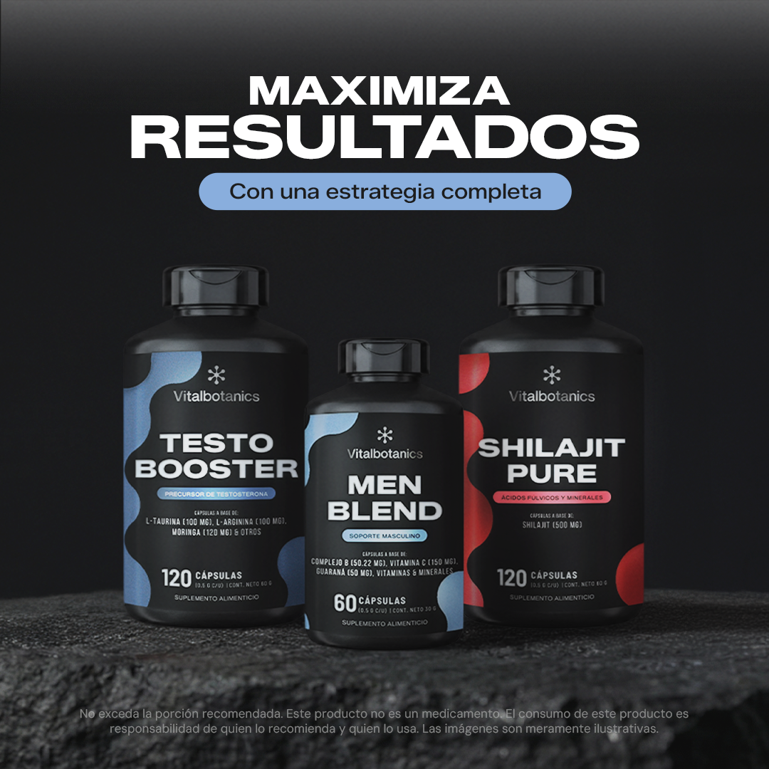 Men Blend | Creatina con BCAA, Zinc y Guaraná - Multivitamínico Hombre