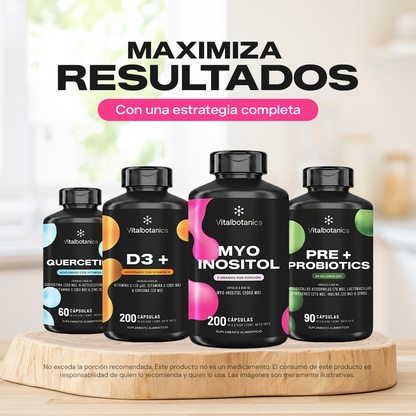 Bundle Myo Inositol Vitalbotanics – combina con otros suplementos femeninos y ahorra