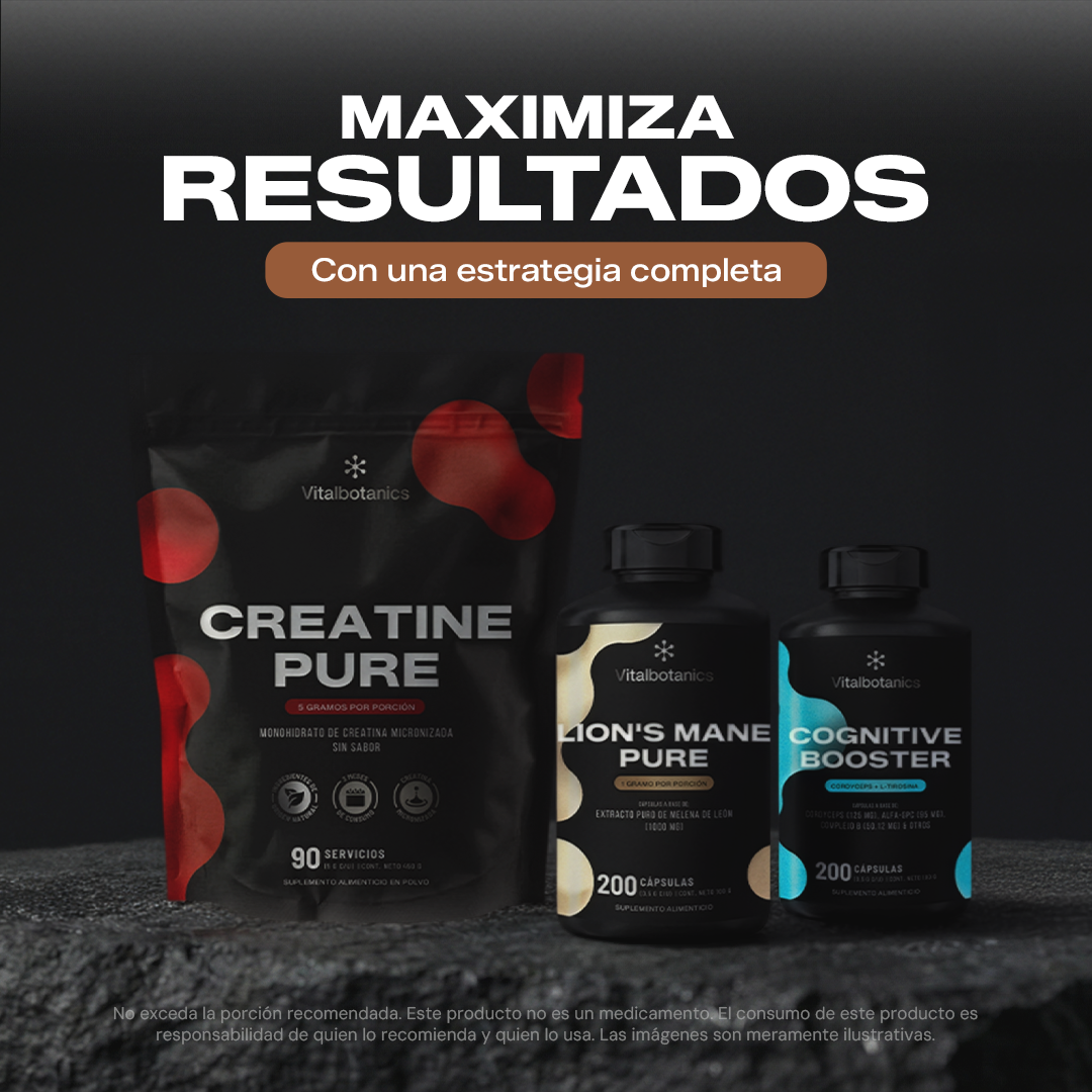 Lion’s Mane Pure | Hongo Melena de León en Cápsulas