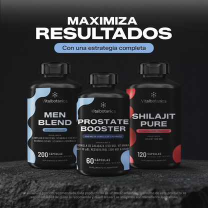 Prostate Booster | Semilla de Calabaza con Resveratrol y Equinácea - 7 Activos
