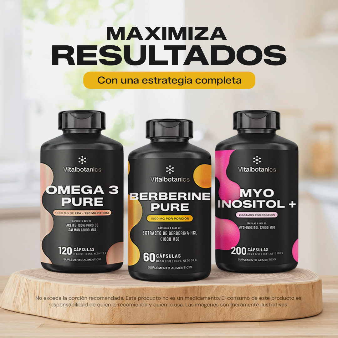 Berberine Pure | Berberina HCL - 500 mg por Cápsula