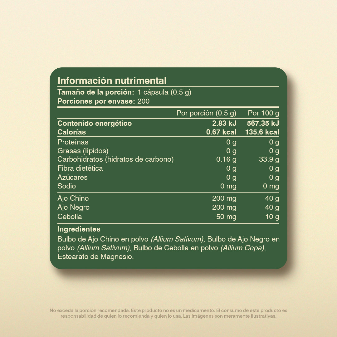 Complejo De Ajos en Cápsulas