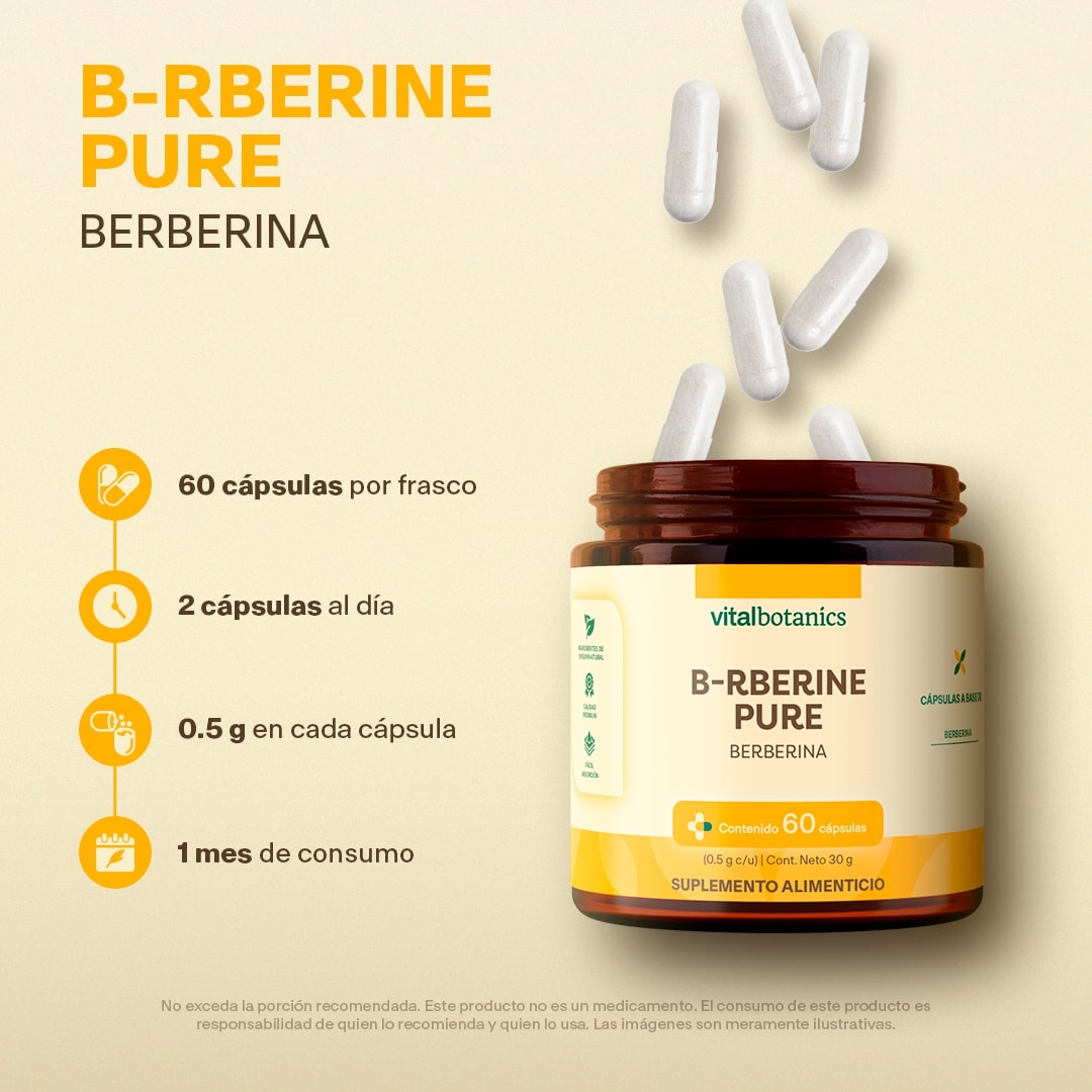 Berberina en Cápsulas