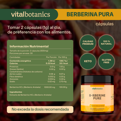 B-RBERINE PURE | BERBERINA PURA