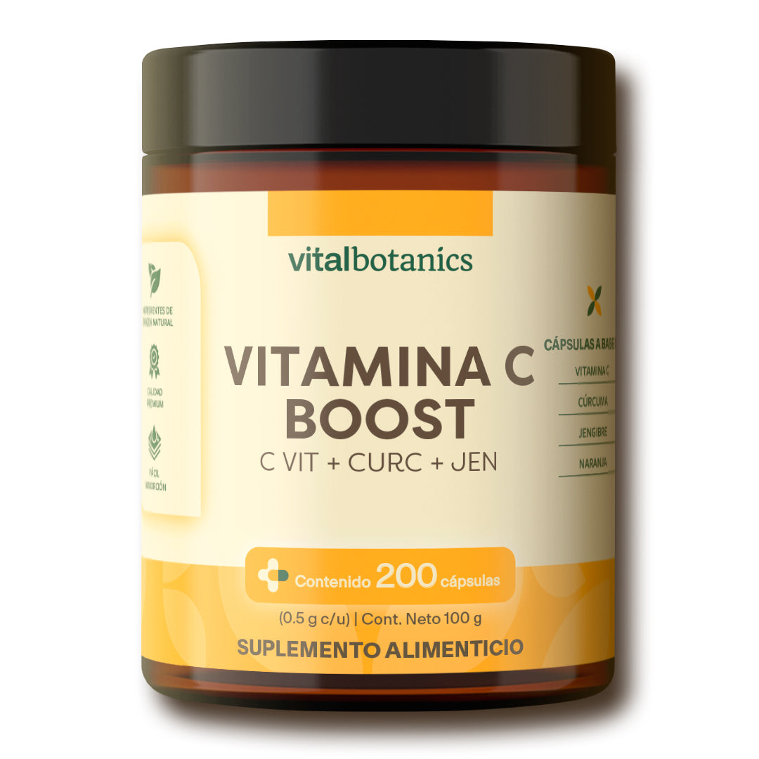 Complejo Vitamina C, Jengibre en Cápsulas - VitalBotanics