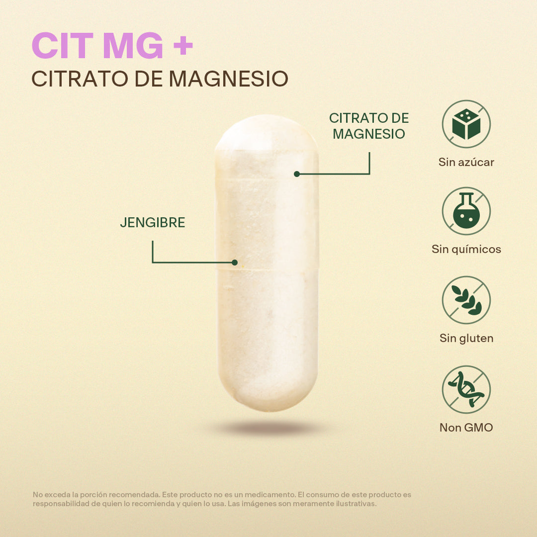 Citrato De Magnesio en Cápsulas