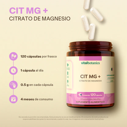Citrato De Magnesio en Cápsulas