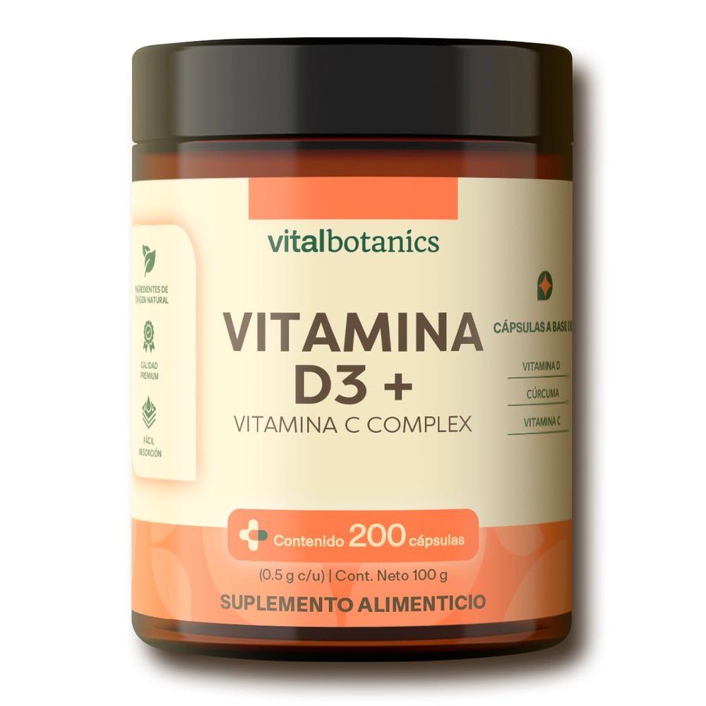 Complejo Vitamina D + C y Jengibre