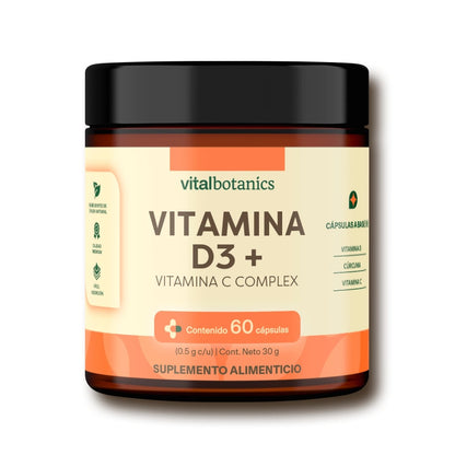 Complejo Vitamina D + C y Jengibre