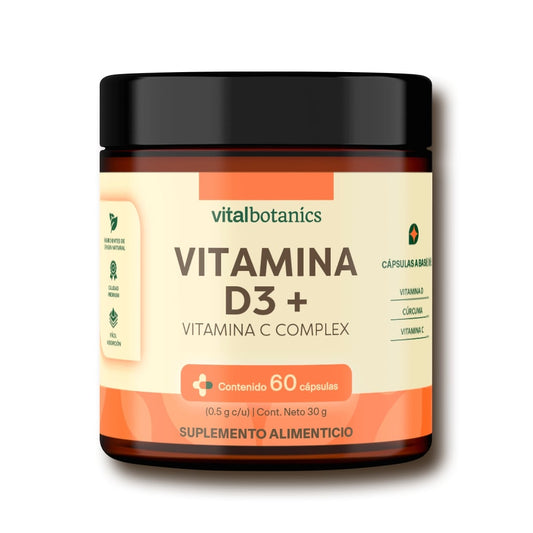 Complejo Vitamina D + C y Jengibre