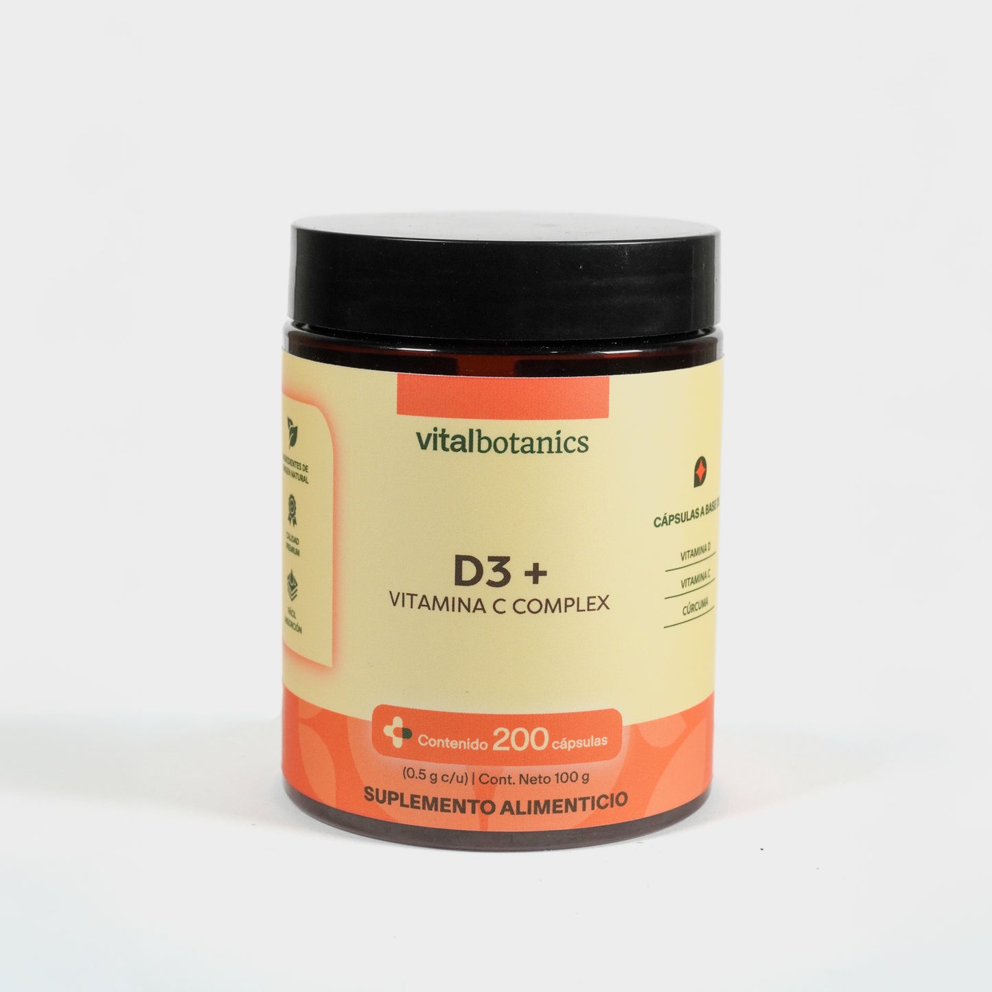 Complejo Vitamina D + C y Jengibre