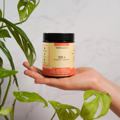 Complejo Vitamina D + C y Jengibre