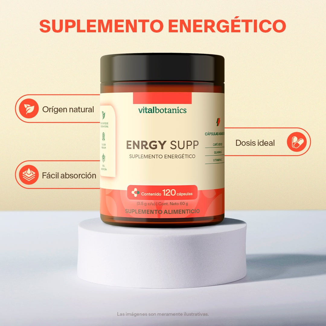 Suplemento Energético en Cápsulas - VitalBotanics