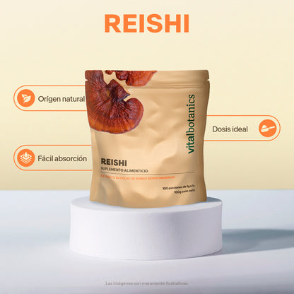 Hongo Reishi en polvo
