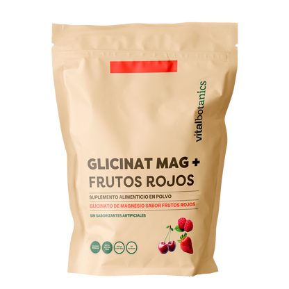 GLICINAT MAG + FRUTOS ROJOS | GLICINATO DE MAGNESIO EN POLVO SABOR FRUTOS ROJOS