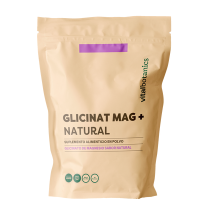 GLICINAT MAG + NATURAL | GLICINATO DE MAGNESIO EN POLVO SABOR NATURAL