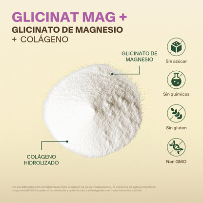 Glicinato De Magnesio Natural en Polvo
