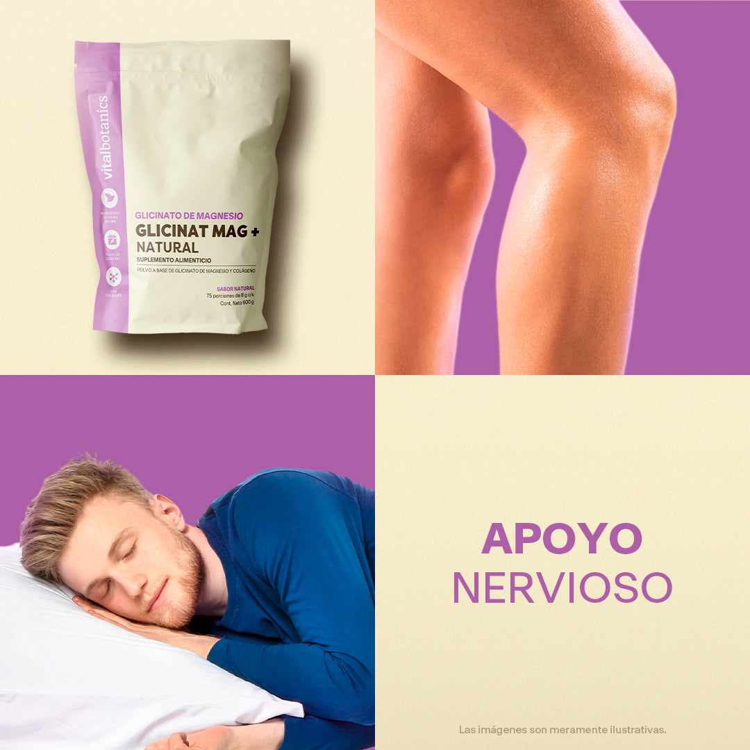 Glicinato De Magnesio Natural en Polvo