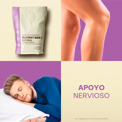 Glicinato De Magnesio Natural en Polvo