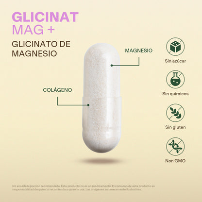 Glicinato De Magnesio en Cápsulas