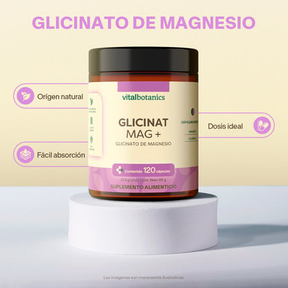 Glicinato De Magnesio en Cápsulas