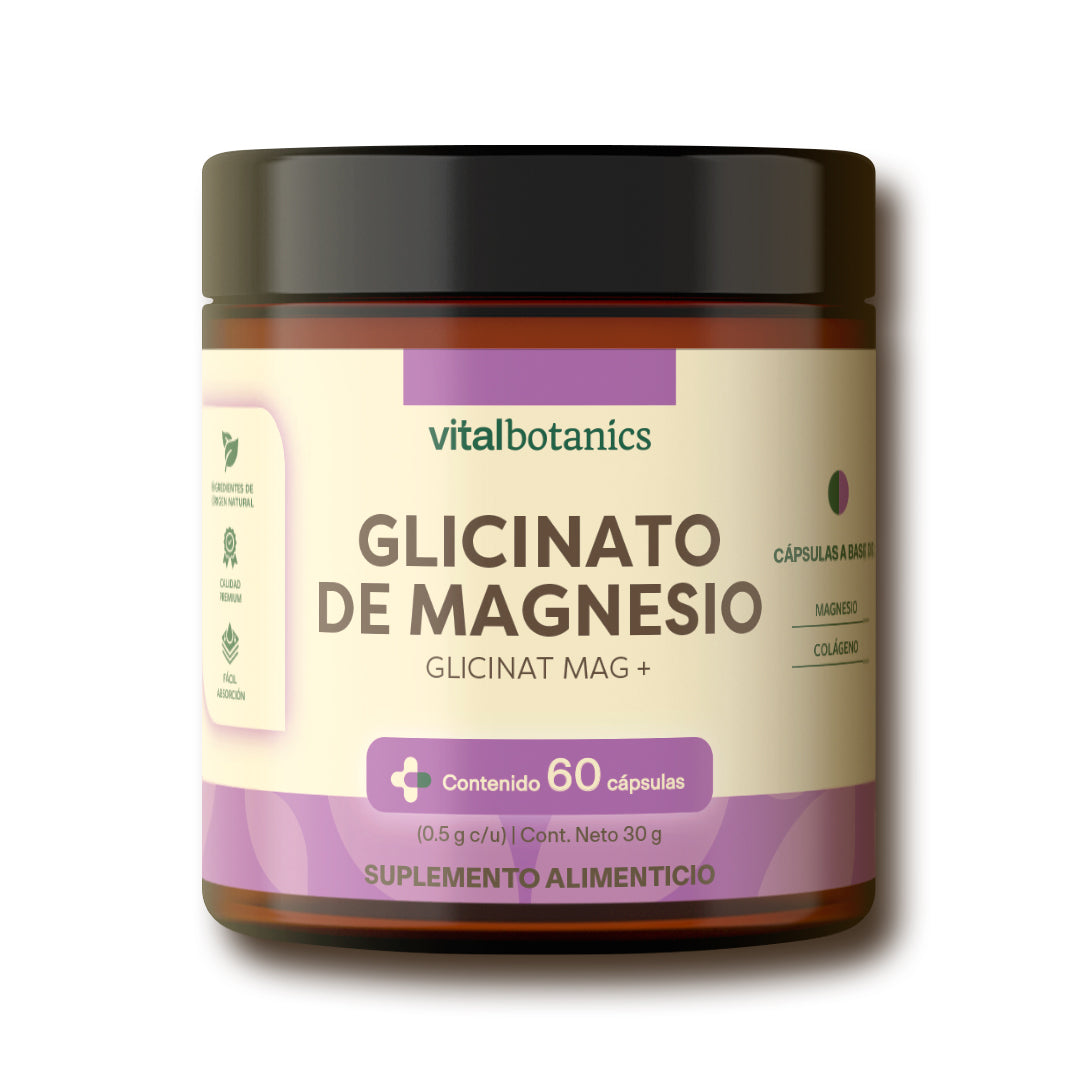 Glicinato De Magnesio en Cápsulas