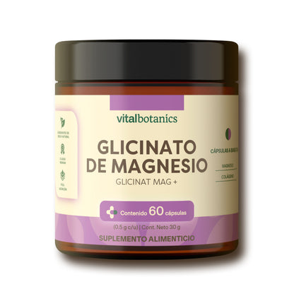 Glicinato De Magnesio en Cápsulas