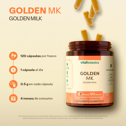 Golden Milk en Cápsulas