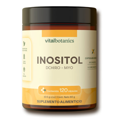 D-Chiro Inositol, Myo-Inositol en Cápsulas