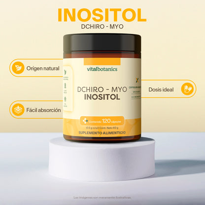 D-Chiro Inositol, Myo-Inositol en Cápsulas