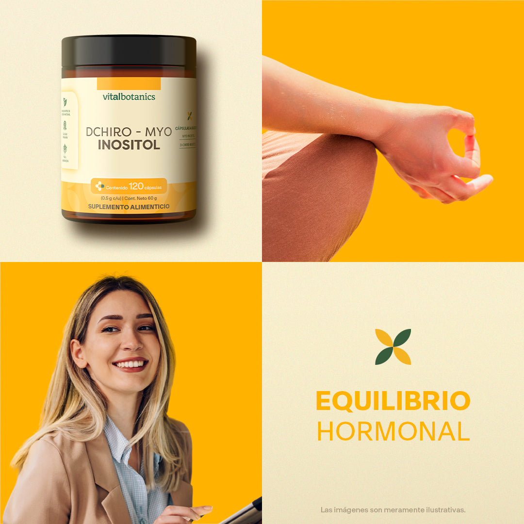 D-Chiro Inositol, Myo-Inositol en Cápsulas - VitalBotanics