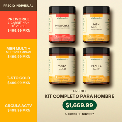Kit Completo Para Hombre