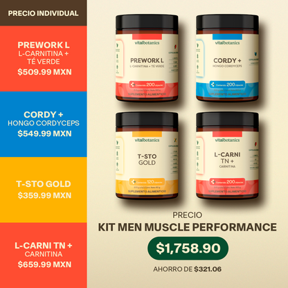 Kit Músculo Para Hombre