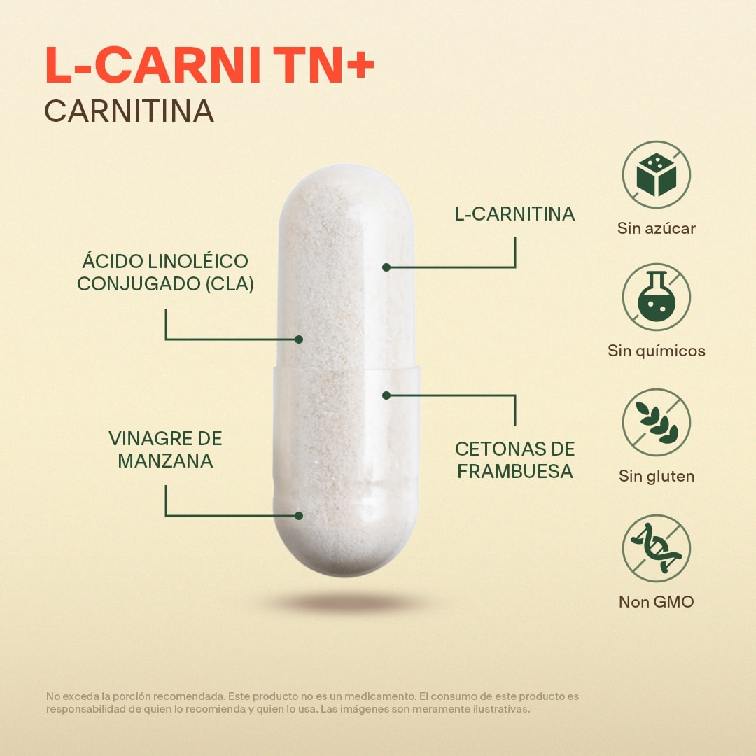 l carnitina marcas L-Carnitina, CLA, Cetonas y Vinagre de Manzana
