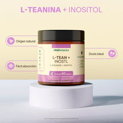 L-Teanina, Inositol en Cápsulas