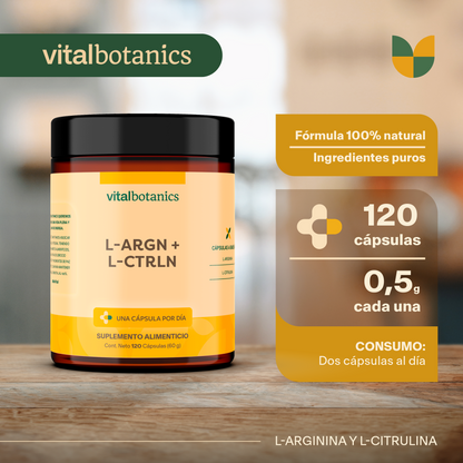 L-ARGN + L-CTRLN | L-ARGININA Y L-CITRULINA