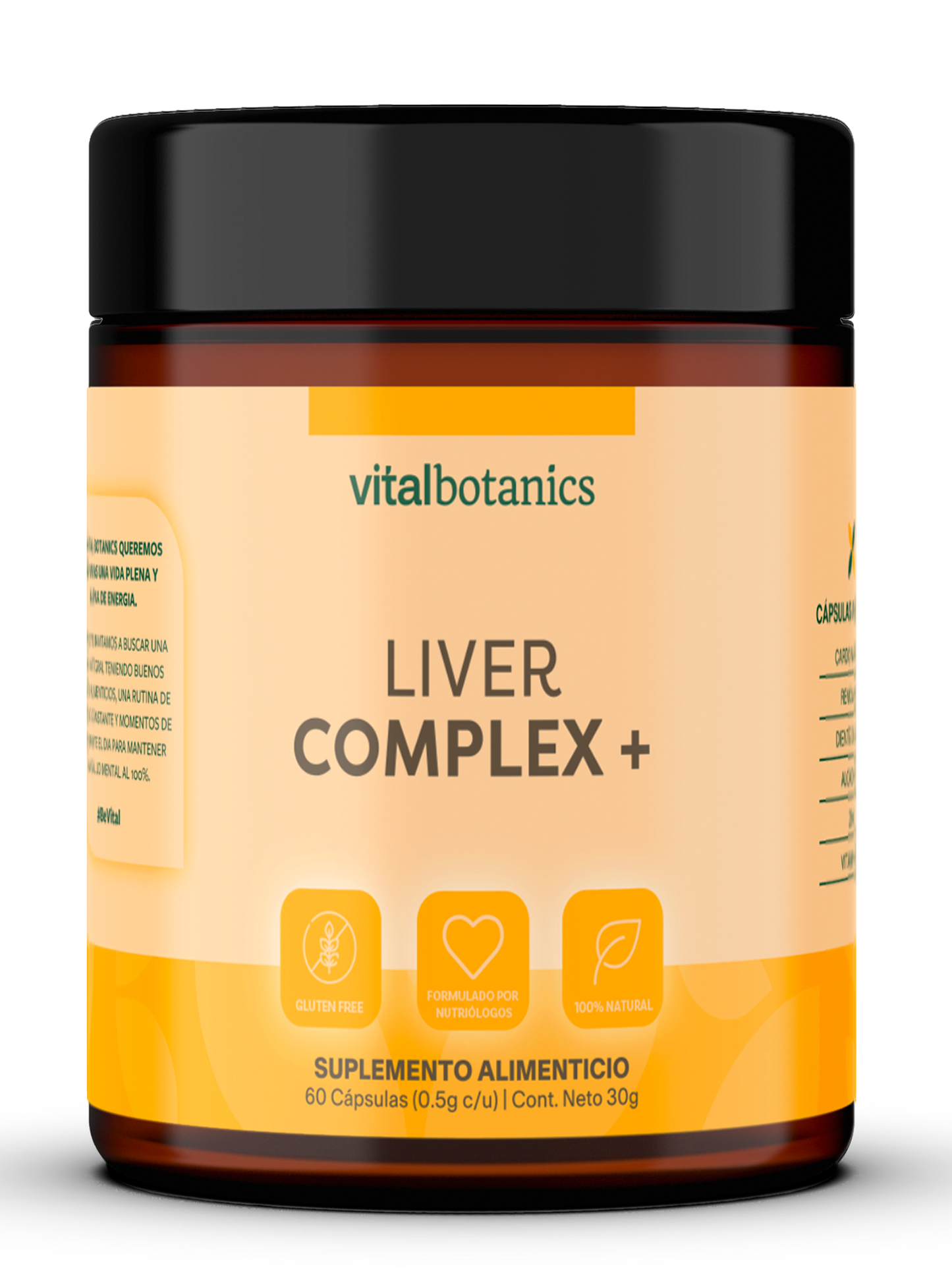 LIVER COMPLEX + | Vitamina B1 + Zinc + Cardomariano + Remolacha + Diente de León + Alcachofa