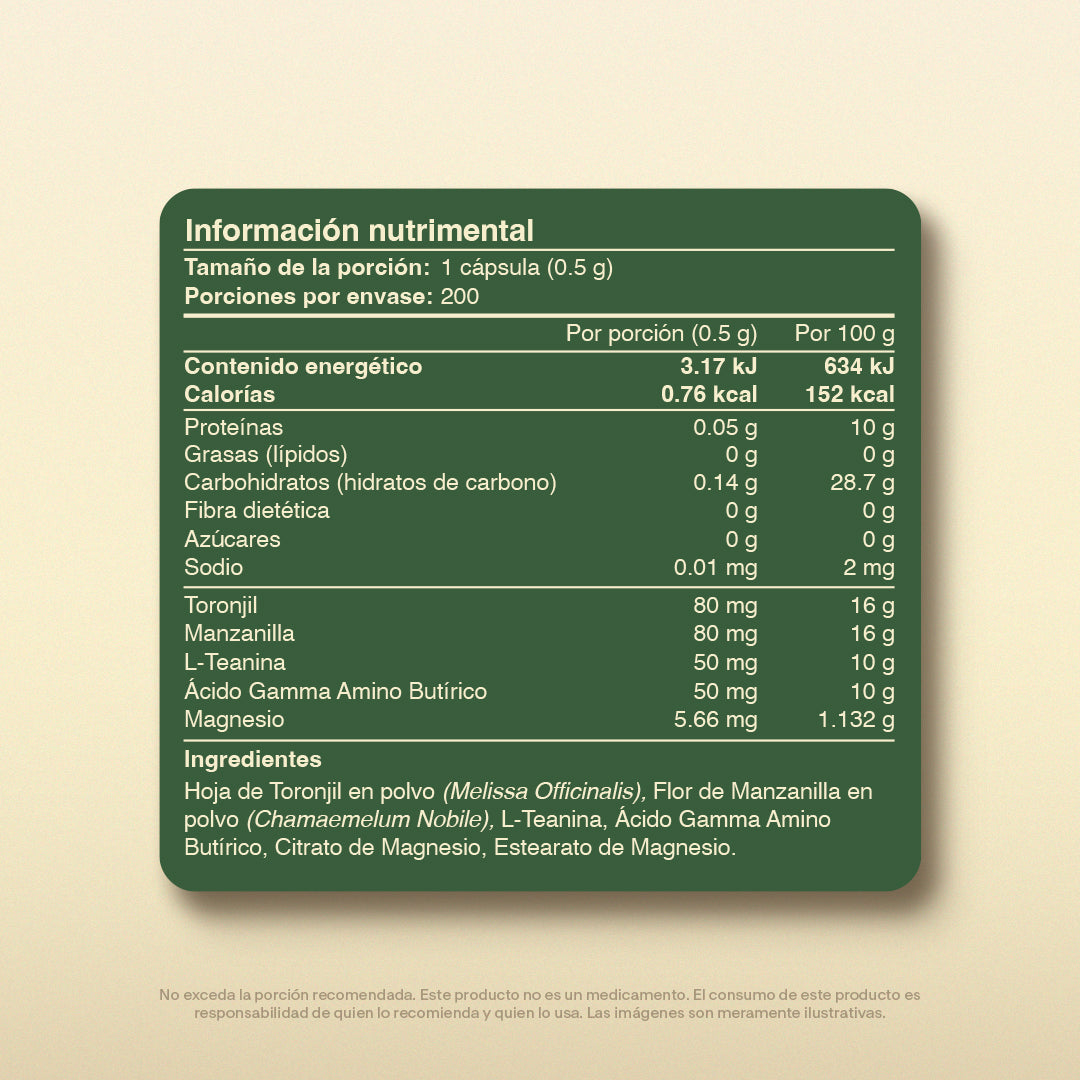 Suplemento Para Conciliar El Sueño en Cápsulas