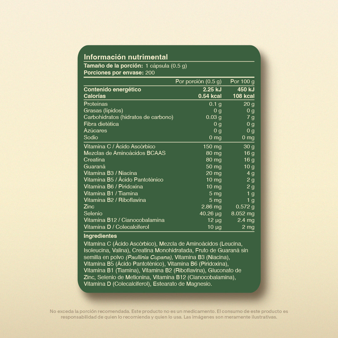 Multivitaminico Para Hombre en Cápsulas