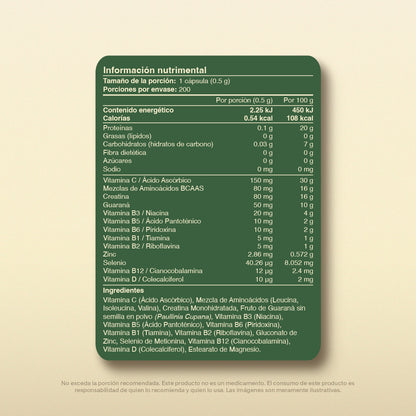 Multivitaminico Para Hombre en Cápsulas