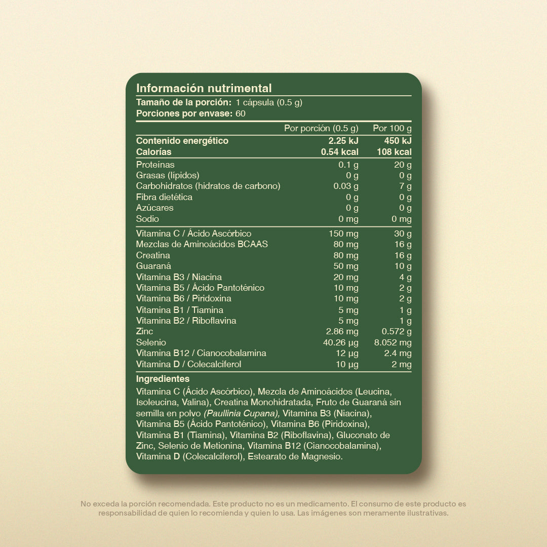 Multivitaminico Para Hombre en Cápsulas